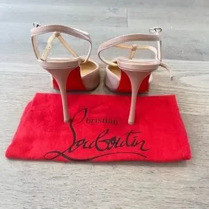 christian louboutin t bar shoes